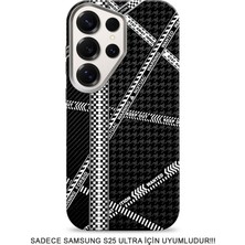 SC Soo Case Samsung S25 Ultra Uyumlu Premium Desenli Sert Magsafe Kılıf Kapak SOO-610