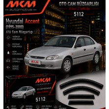 Mkm Hyundai Accent (1995-2000) Uyumlu 4'lü Cam Rüzgarlığı Takımı