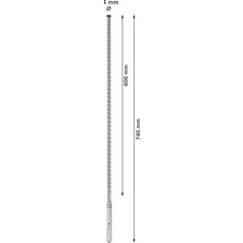 Esranın Dünyası 14 x 740 mm Yeni Delme Ucu, Çok Amaçlı Kullanım Için Uygun
