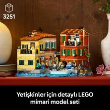 Esranın Dünyası Yetişkinler Için 3251 Parça Dekoratif Yapım Seti, Italyan Rivierası Temalı