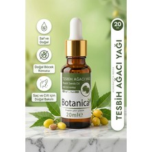 Botanica %100 Saf Tesbih Neem Yağı Doğal Haşere Kovucu Cilt Bakımı Antiseptik Bitkisel Uçucu Damla 20 ml