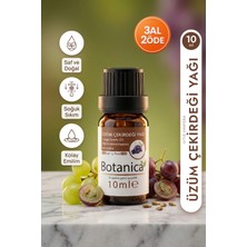 Botanica %100 Saf Üzüm Çekirdeği Yağı Gözenek Sıkılaştırıcı Hafif Nemlendirici Doğal Bitkisel 10 ml