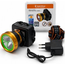 farissu Gold Silver GS-250 Şarj Edilebilir 30W LED Kafa Lambası - 1000M Menzilli Kamp ve Avcı Feneri