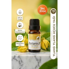 Botanica Ylang Ylang Uçucu Yağı %100 Saf Saç Parlaklaştırıcı Doğal Parfüm 10 ml Pura Morena