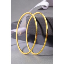 Innuendo Jewelry 925 Ayar Gümüş Üzeri Altın Kaplama 2 Adet Ajda Bilezik