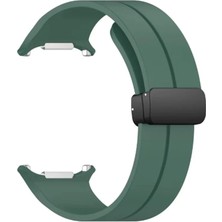 Uslucan Alışveriş Watch 7 Ultra KR418 Tender Silikon Kordon - Koyu Yeşil