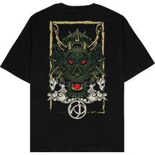 Tarzsokak Devil Siyah Oversize Unisex T-Shirt
