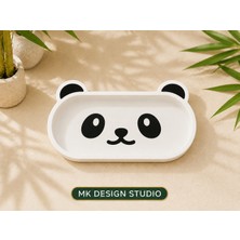 MK Design Panda Tasarımlı Gözlük Standı – Masaüstü Gözlük Tutucu ve Dekoratif Organizer -3d Baskı