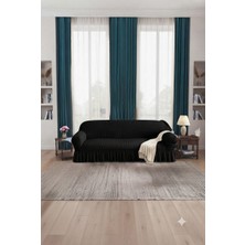 UY STYLE Bürümcük Üç Kişilik Koltuk Örtüsü ,lastikli ,etekli  Koltuk Kılıfı