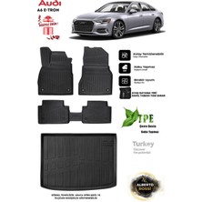 Alberto Rossi Audi A6 E-Tron 2026+ Araca Özel 3D Paspas ve 3D Bagaj Havuzu