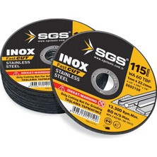 Sgs Inox Kesici Disk 115 mm SGS2150-10 Adet