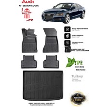 Alberto Rossi Audi A5 2011 Araca Özel 3D Paspas ve 3D Bagaj Havuzu