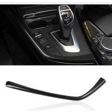 Şenyıldız Aksesuar Bmw 3 - 5 Serisi F10 F30 F32 F34 F36 F18 2013-2018 Orta Konsol Sol Yan Dekor Karbon Fiber Kaplama