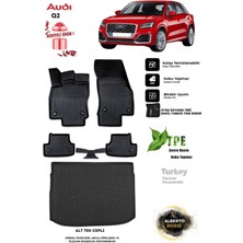 Alberto Rossi Audi Q2 2017-2023 Arası Araca Özel 3D Paspas ve 3D Alt Bagaj Havuzu