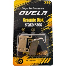 Ovela Elektrikli Bisiklet & Scooter Uyumlu Seramik Fren Balatası Kancalı ( H1 / Rks MJ1/TNT5/MX25 ) M09