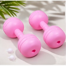 LRS Store Çocuk Dambıl Seti 2'li Ayarlanabilir 1-2 kg Su Kum Doldurulabilir Fitness Spor Ağırlık