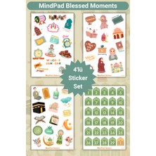 MindPad Studio 4’lü Ramazan Özel Sticker Seti – Islami Temalı Planlayıcı ve Ajanda Süsleme Çıkartmaları – Dekoratif Etiket Koleksiyonu
