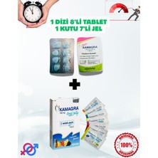 Palvin Kamagrahap 1 Dizi 8'li + KAMAGRAJEL100 1 Kutu 7'li 100% Orijinal Bandrollü Etkili Geciktiricili Performans_sertleşrici Erkeklerözel KAMAGRA_CIALIS_HAP_JEL_100MG