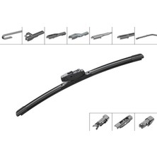 Bosch Ece-Umay Silecek Süpürgesi Aeroeco Muz Tipi 380MM Universal 4 Aparatli AE380