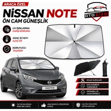 OtoÇizgi Nissan Note Şemsiye Tip Ön Cam Güneşliği Katlanabilir Uv Korumalı Araç Cam Güneşlik