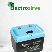 Electrozirve 100 Amper Lityum Akü 12.8v Lifepo4 Akü