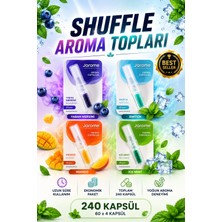 240 Kapsül (60x4) - Jarome SHUFFLE Mentol Aroma Kapsülü Karışık
