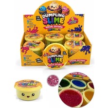 Duman Dumpling Eğlenceli Stres Atıcı Çin Mantısı Slime Simli - 2 Adet