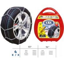 Knk Ece-Umay Patinaj Zinciri Takmatik Çapraz 13-14 Jant Zincir Ebatlari Için Resime Bakiniz