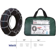 Knk Ece-Umay Patinaj Zinciri Binek ve Hafif Tic.araç Serme 13-14 Jant 590X13 Zincir Ebatlari Için Resime Bakiniz