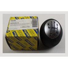 Ozar Ece-Umay 6R069 Vites Topuzu Mgn Iii-Fluence Ym. Siyah-Krom