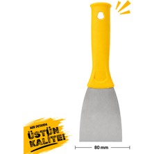 Givy Sap Takılabilir Spatula Ispatula 8 cm | Yay Çeliği Boya ve Kazıma Spatulası 80 mm Ylsn