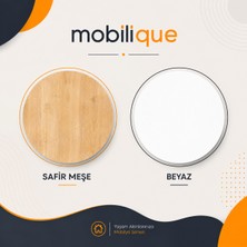 Mobilique Doruk Banyo Dolabı – Kapaklı Çok Amaçlı Havlu ve Depolama Dolabı
