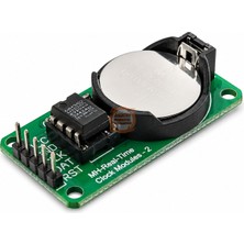 Meon Robotik Otomasyon DS1302 Rtc Gerçek Zamanlı Saat Modülü Pil Yuvalı(Pilli)