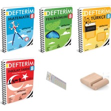 Arı Yayıncılık 8.sınıf Inkilap Matematik Fen Türkçe Defterim Lgs 2027 +Telefon Tutucu+Çözüm Ayracı