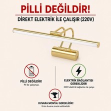 Hero Led 7 Watt Gold Flüt Aplik 3000K Günışığı