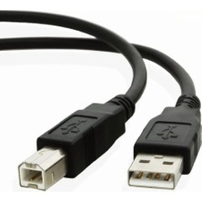 ZEYar TEKNOLOJİ 3 Metre Siyah Ferit filtreli USB 2.0 Yazıcı ve Tarayıcı Kablosu - Tüm Markalarla Uyumlu (Tip A - Tip B)
