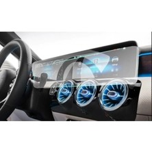 Mercedes Cla 180 2019-2021 Navigasyon Bilgi Ekranı ve Dijital Gösterge Ekran Nano Koruyucu Film