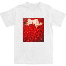 Tarzsokak Beyaz Tees Jennie Ruby 1st Studio Albümü Yaz Yuvarlak Boyun Yumuşak