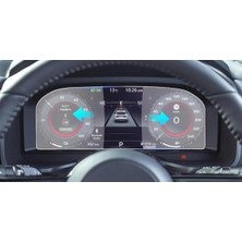 Nissan Juke 12.3 Inç Uyumlu Dijital Gösterge Uyumlu Ekran Koruyucu 2024-2025
