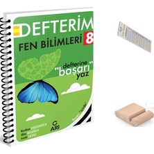 Arı Yayıncılık 8.sınıf Fen Bilgisi Defterim Lgs 2027 +Telefon Tutucu+Çözüm Ayracı