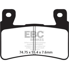 Ebc FA296HH Double H Sınter Fren Balatası