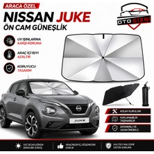 OtoÇizgi Nissan Juke Şemsiye Tip Ön Cam Güneşliği Katlanabilir Uv Korumalı Araç Cam Güneşlik