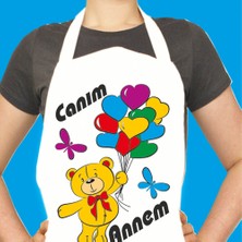 Toha Canım Annem Önlük Boyama Seti | Önlük, 6’lı Akrilik Boya ve Fırça Seti | Anneler Günü Hediyesi