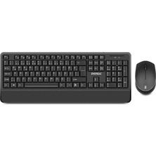 Everest KM-6176 Offıcal Siyah Kablosuz Combo Q Multimedia Klavye + Mouse Set