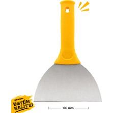 Givy Sap Takılabilir Spatula Geniş Ağızlı Ispatula 18 cm | Yay Çeliği, Boya ve Kazıma Spatulası 180 mm Ylsn