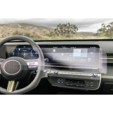 Hyundai Kona 2024 Gösterge Panel ve Bilgi Ekranı Uyumlu Ekran Koruyucu