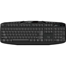 Everest KB-250U Siyah Q USB Kablolu Multimedya 116 Tuşlu Klavye