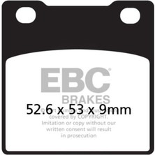Ebc FA063HH Suzukı GSX600/750 Sınter Fren Balatası