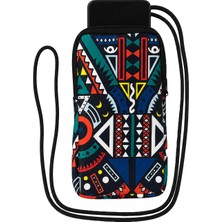 Wallery Bags Desenli Askılı Telefon Çantası – Cüzdan & Boyun Çantası