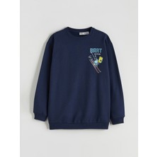 Lc Waikiki Yeni Sezon The Simpsons Baskılı Erkek Çocuk Sweatshirt
